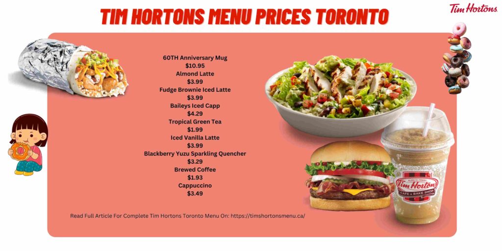 Tim Hortons Menu Toronto